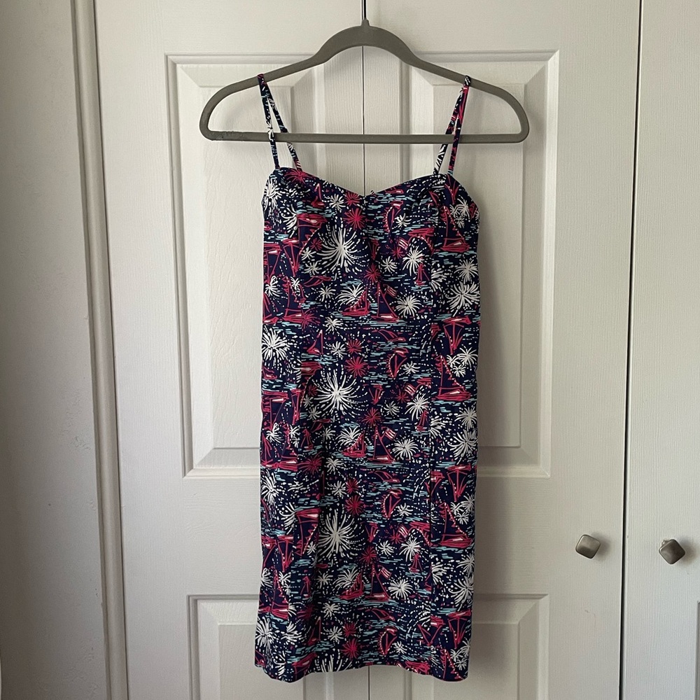 Lilly Pulitzer Fireworks tie back dress size 0